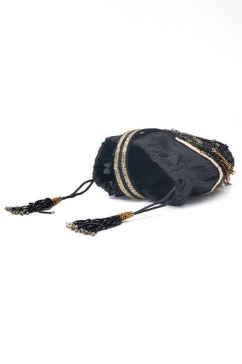 APT FOREVER_Black Sweet Strawberry Bucket Bag _Online_at_Aza_Fashions