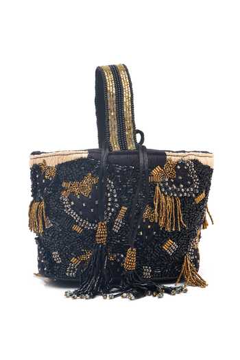 Shop_APT FOREVER_Black Sweet Strawberry Bucket Bag _at_Aza_Fashions