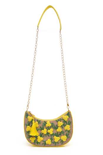 Shop_APT FOREVER_Yellow Garden Glow Clutch Bag _Online_at_Aza_Fashions