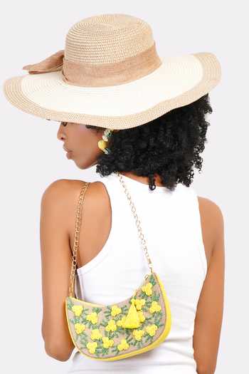 Buy_APT FOREVER_Yellow Garden Glow Clutch Bag _Online