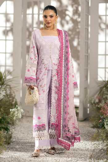 RINESSA_Pink Cotton, Silk Square Neck Passion Printed Kurta Set _Online