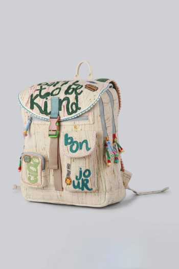 Buy_CHOOSE KIND_Multi Color Chinchilla New York Backpack _at_Aza_Fashions