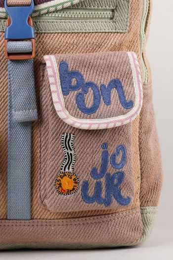 Buy_CHOOSE KIND_Multi Color Chinchilla Tokyo Backpack _Online_at_Aza_Fashions