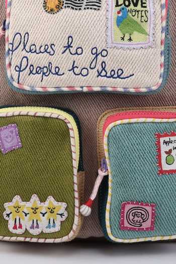 Shop_CHOOSE KIND_Multi Color Chinchilla Wander Winks Backpack _Online_at_Aza_Fashions