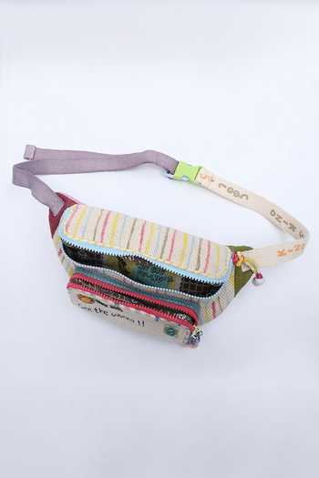 CHOOSE KIND_Multi Color Salmon Traveller Waistbag _Online_at_Aza_Fashions