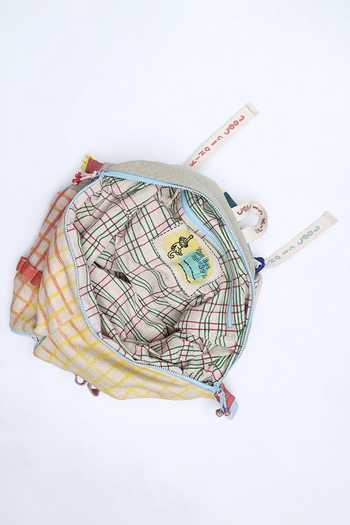 Buy_CHOOSE KIND_Multi Color Quaggle Suncheck Backpack _Online_at_Aza_Fashions