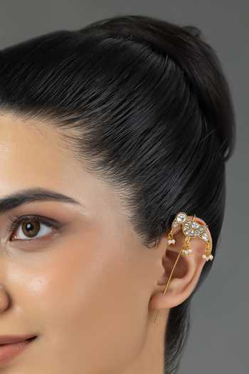 Joules by Radhika_Multi Color Lavika Ear Cuffs _Online_at_Aza_Fashions