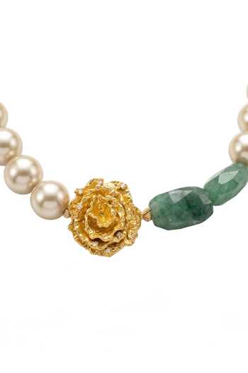 Joules by Radhika_Multi Color Riyana Pearl Necklace _Online_at_Aza_Fashions