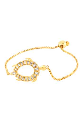 Isharya_Gold Plated Koorma Cuff Bracelet _Online_at_Aza_Fashions