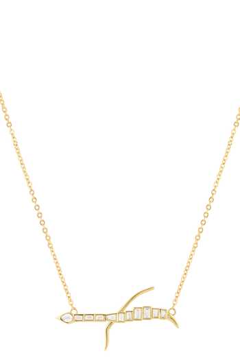 Isharya_Gold Plated Hamsi Embellished Pendant Necklace _Online_at_Aza_Fashions
