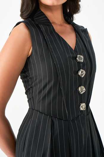 Buy_NOTEBOOK_White Fiona Pinstripe Jumpsuit _Online_at_Aza_Fashions