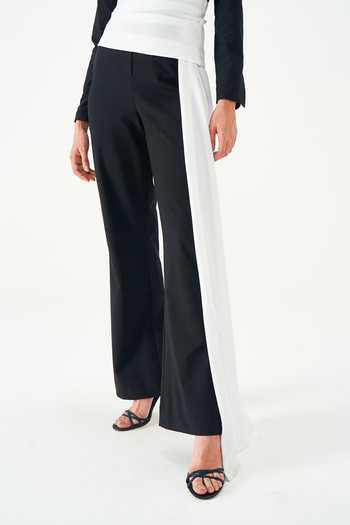 Shop_NOTEBOOK_Navy Lola Jumpsuit And Contrast Belt Set _Online_at_Aza_Fashions