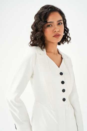 NOTEBOOK_Ivory Paolo Terry Rayon Tailored Lapel Wide-leg Jumpsuit _Online_at_Aza_Fashions