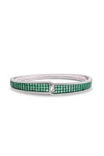 Buy_Miss Jo_Emerald Green Ethereal Woodland Bangle _at_Aza_Fashions