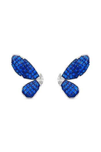 Buy_Miss Jo_Blue Harmony Wings Studs Earrings _at_Aza_Fashions
