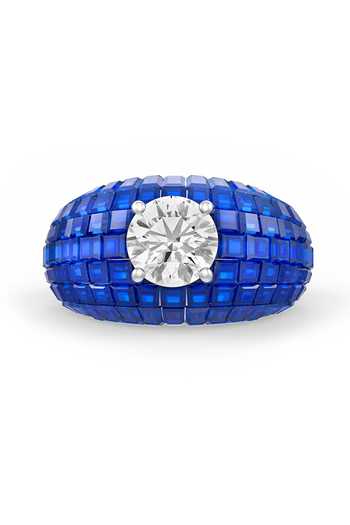 Shop_Miss Jo_Blue Canopy Crown Cocktail Ring _at_Aza_Fashions