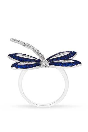 Shop_Miss Jo_Blue Woodland Dragonfly Cocktail Ring _at_Aza_Fashions