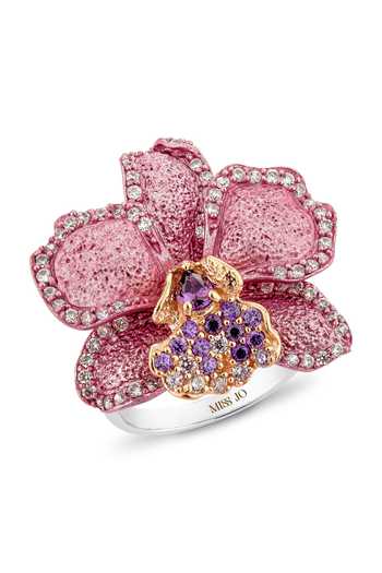 Shop_Miss Jo_Pink Orchid Whispers Cocktail Ring _at_Aza_Fashions