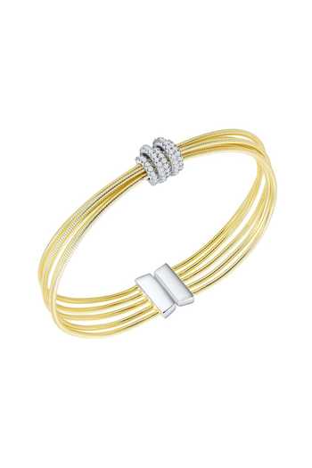 Buy_Miss Jo_Gold Plated Firenze Twist Bracelet _at_Aza_Fashions