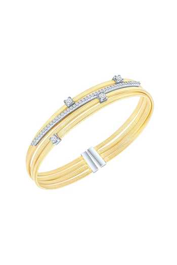 Buy_Miss Jo_Gold Plated Siena Wave Cuff Bracelet _at_Aza_Fashions