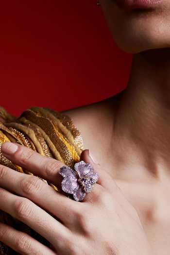 Miss Jo_Pink Orchid Whispers Cocktail Ring _at_Aza_Fashions