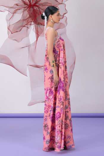 Buy_Vesture_Pink Chhalia Print Halter Neck Jumpsuit _Online_at_Aza_Fashions