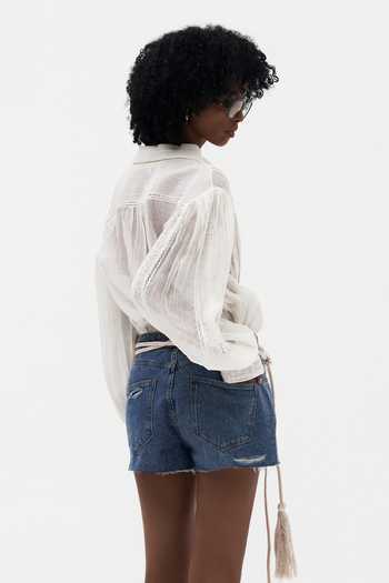 Shop_Payal Jain_Off White Collared Neck Brigitte Mulmul Shirt _Online_at_Aza_Fashions