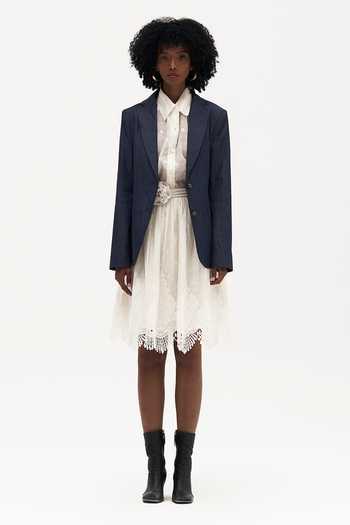 Buy_Payal Jain_Blue Denim Collared Neck Liesl Structured Jacket _Online_at_Aza_Fashions