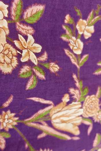 Byb Premium_Purple Cotton Hand Block Print Kurta And Pant Set _Online_at_Aza_Fashions