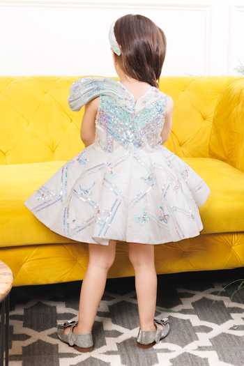 Shop_The Lush Affair_White Silk, Cotton, Satin, Tulle Alina Dress _at_Aza_Fashions
