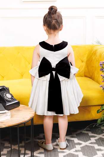 Shop_The Lush Affair_White Satin, Cotton Emily Dress _at_Aza_Fashions