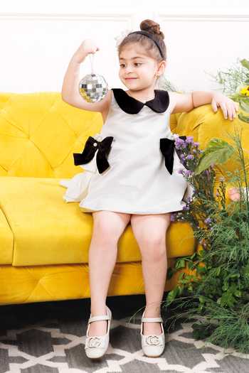 Buy_The Lush Affair_White Satin, Cotton Emily Dress 