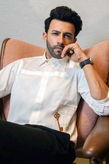 Heartistry by Anky_White Pure Cotton The Golden Key Luxury Shirt _Online_at_Aza_Fashions