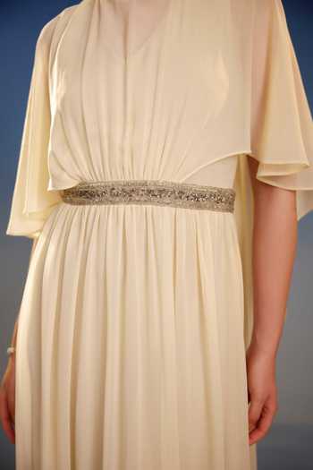 Shop_Bling Empire_Ivory Mesh Choker Neck Embellished Cape Sleeve Maxi Dress _Online_at_Aza_Fashions