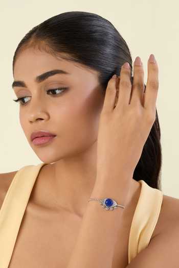 Buy_Isharya_Blue Rosalie Sapphire Bracelet _at_Aza_Fashions