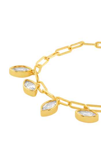 Buy_Isharya_Gold Plated Vivienne Embellished Bracelet _Online_at_Aza_Fashions