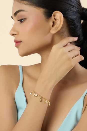 Buy_Isharya_Gold Plated Vivienne Embellished Bracelet _at_Aza_Fashions