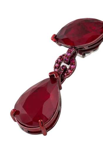 Buy_Isharya_Red Arabella Ruby Dangler Earrings _Online_at_Aza_Fashions