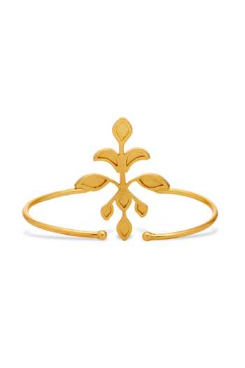 Shop_Dhwani Bansal Jewellery_Multi Color Iri Enamelled Cuff _at_Aza_Fashions