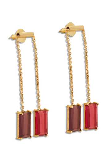 Buy_Dhwani Bansal Jewellery_Purple Kandi Amethyst Stone Embellished Earrings _Online_at_Aza_Fashions