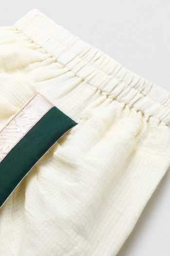 Buy_Byb Premium_Maroon Cotton Embroidery, Zari Embellished Kurta And Dhoti Pant Set _Online