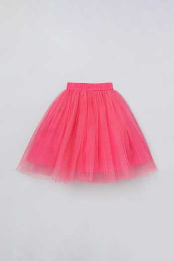 Shop_Byb Premium_Pink Silk, Tulle Beads, Stones, Tassels Embroidered Choli And Lehenga Set _Online