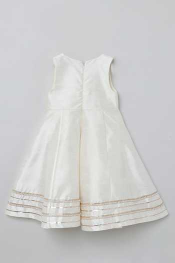 Buy_Byb Premium_Pink Silk, Organza Pearls Embroidered Dress With Jacket _Online
