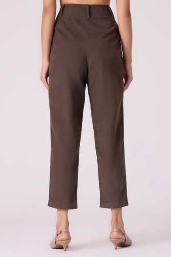 Buy_The Summer House_Olive Green Cotton Helk Needlecord Corduroy Pant 