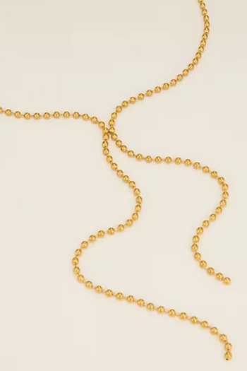 ESME_Gold Plated Orlina Lariat Necklace _Online_at_Aza_Fashions