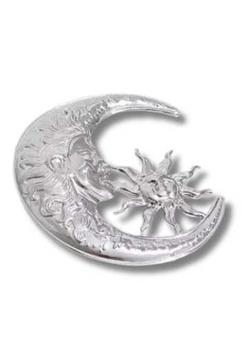 Shop_ESME_Silver Plated Eclipse Muse Brooch _at_Aza_Fashions