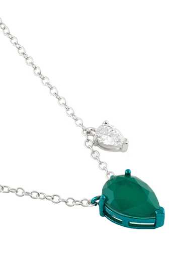 Buy_Isharya_Green Alouette Pendant Necklace _Online_at_Aza_Fashions