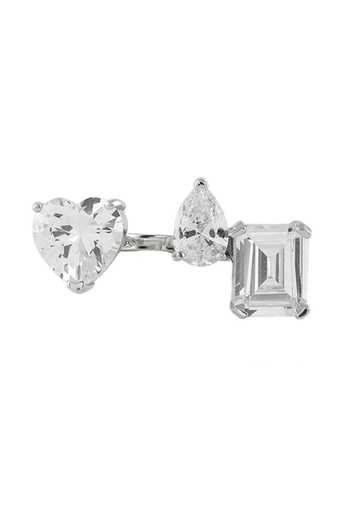 Shop_Isharya_Silver Plated Estelle Opaline Ring _at_Aza_Fashions