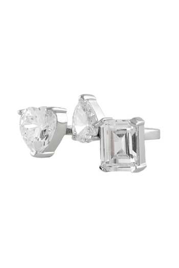 Buy_Isharya_Silver Plated Estelle Opaline Ring _Online_at_Aza_Fashions