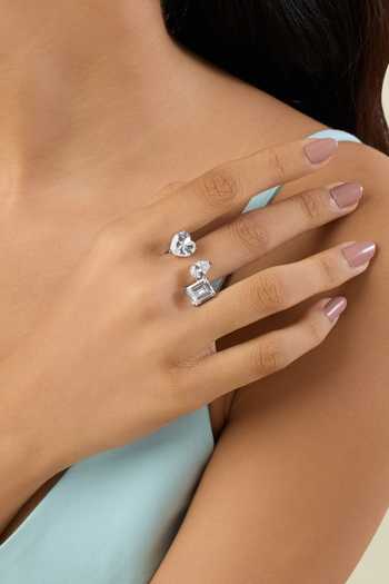 Shop_Isharya_Silver Plated Estelle Opaline Ring _Online_at_Aza_Fashions